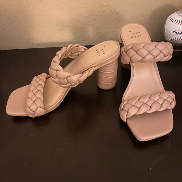 A New Day Braided Heels - Picture 2 of 4